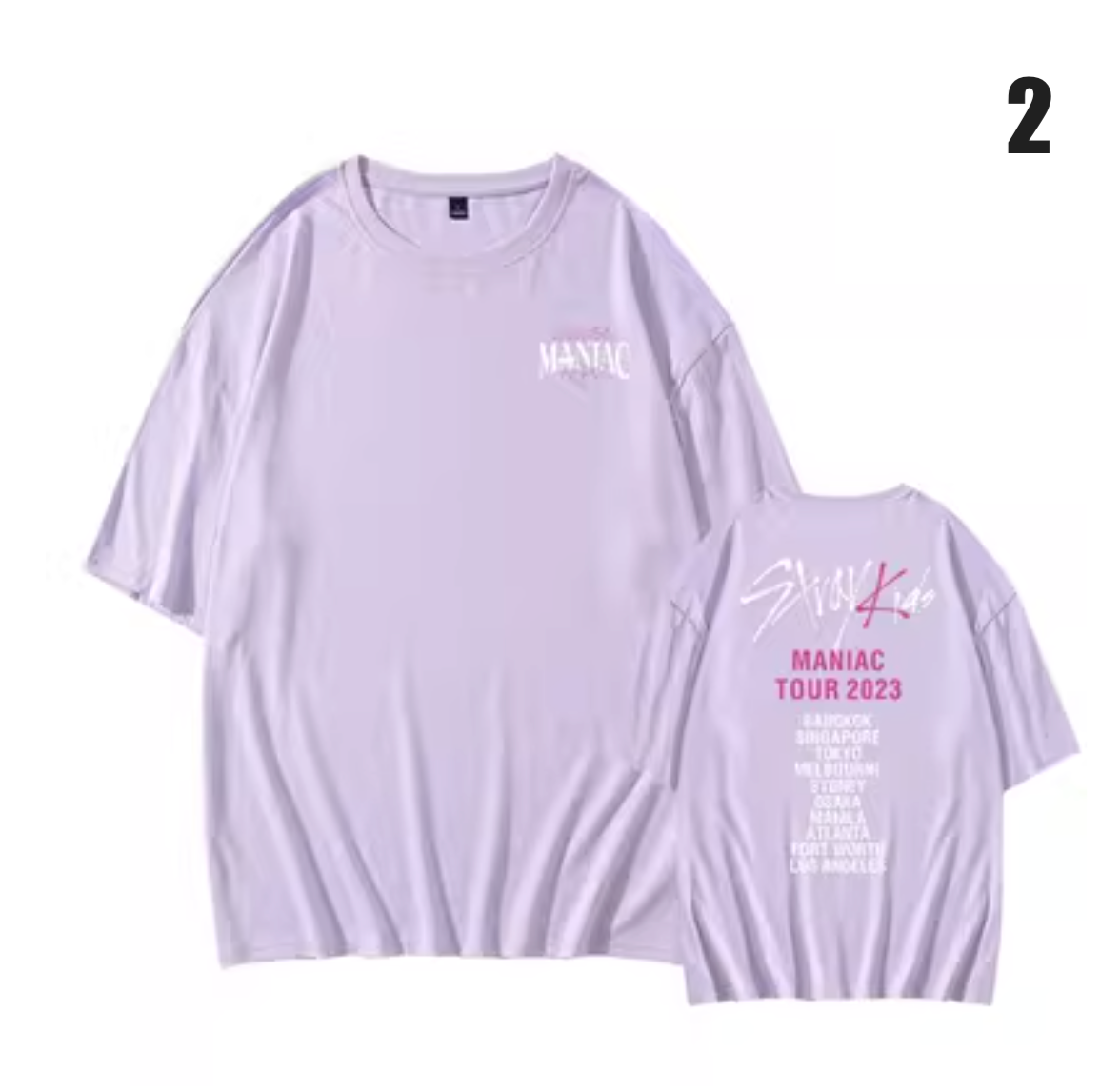 Stray Kids 2023 Maniac Tour Concert T-Shirt