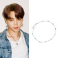 BTS Jimin Light Blue Island Necklace