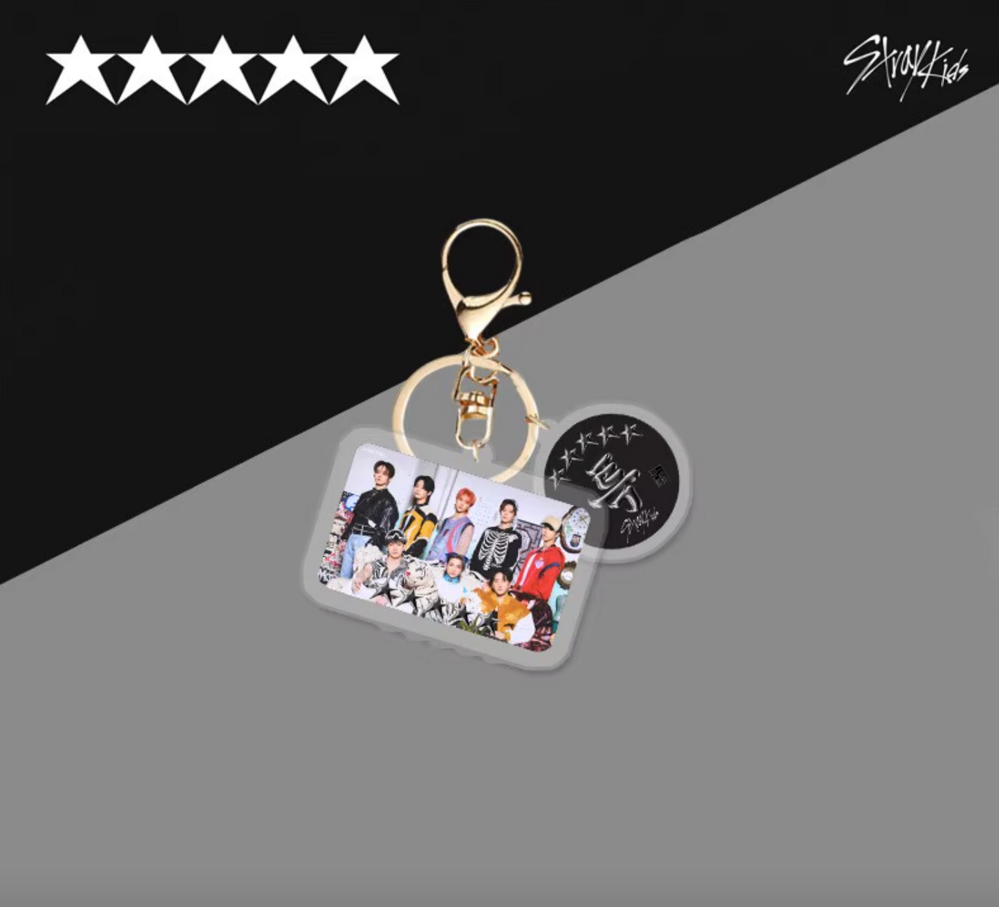 Stray Kids 5 Star Keychain