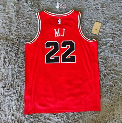 New Jeans Basketball Jersey // Red and Black