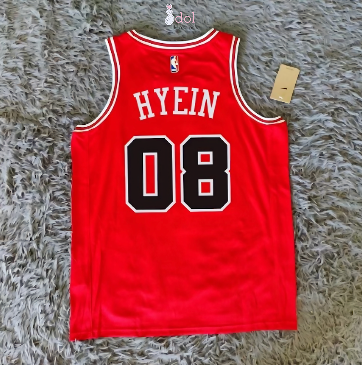 New Jeans Basketball Jersey // Red and Black