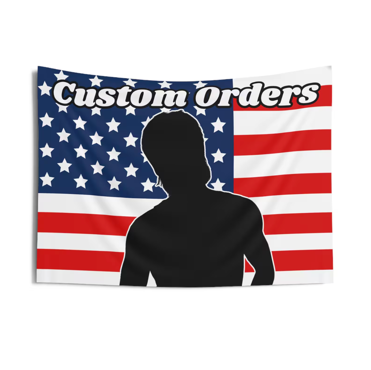 CUSTOM Idol American Flag Tapestry