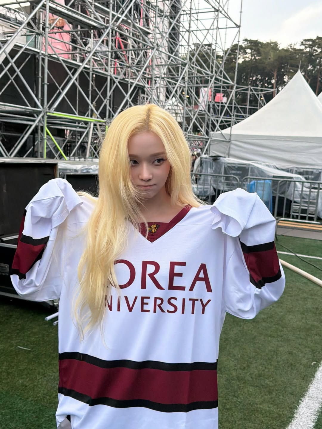 Aespa TXT Korea University Hockey Jersey
