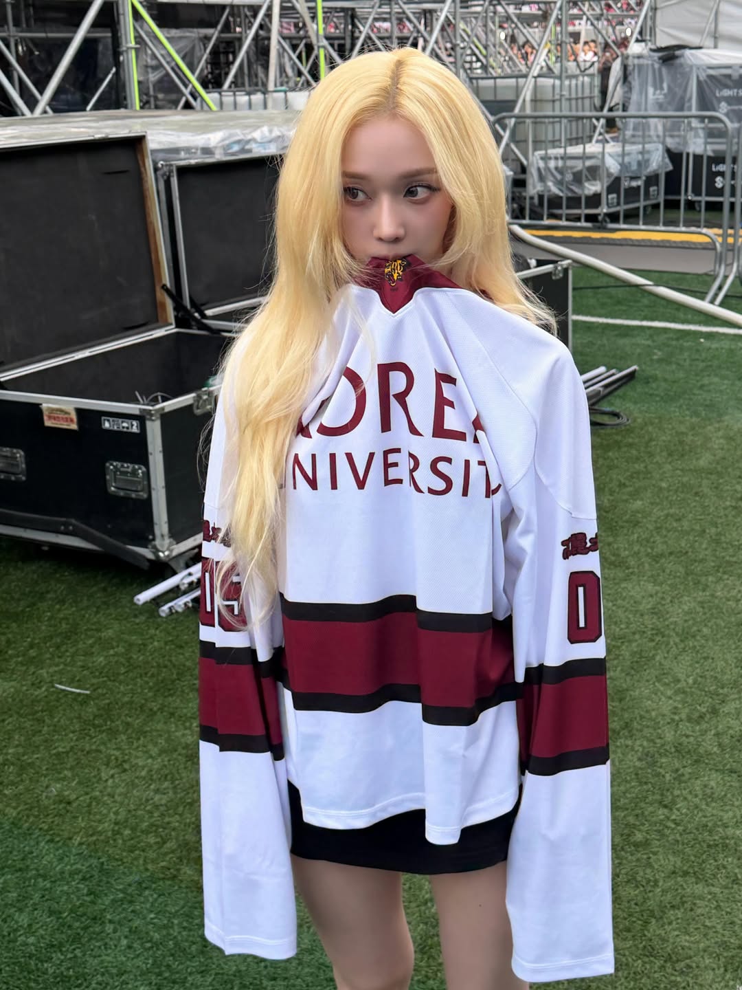 Aespa TXT Korea University Hockey Jersey