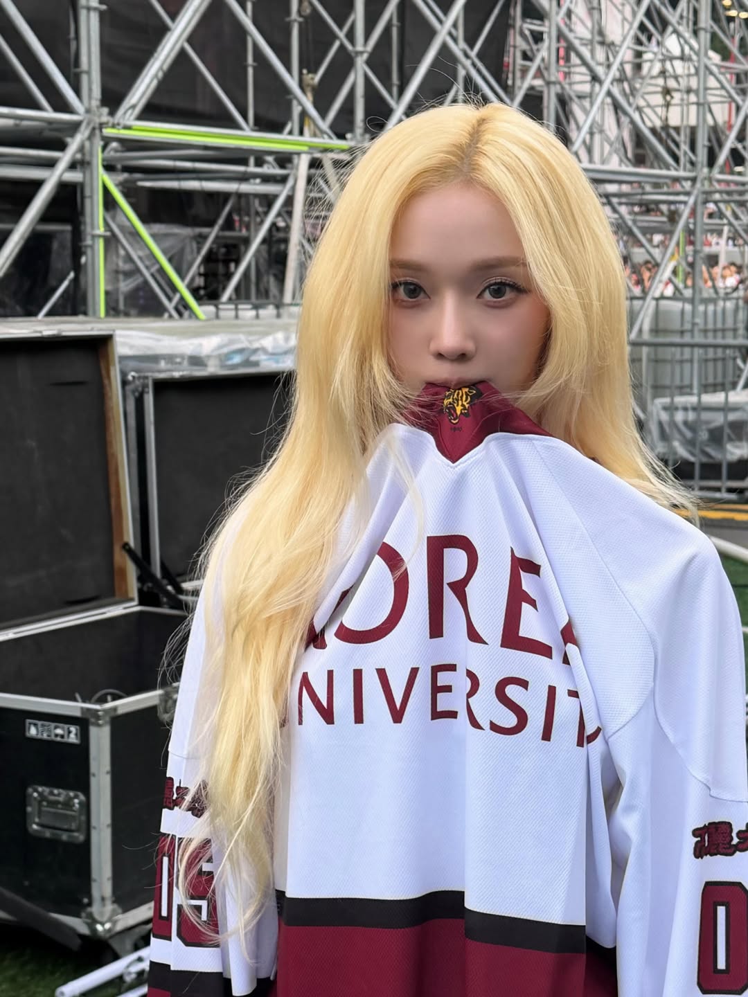 Aespa TXT Korea University Hockey Jersey