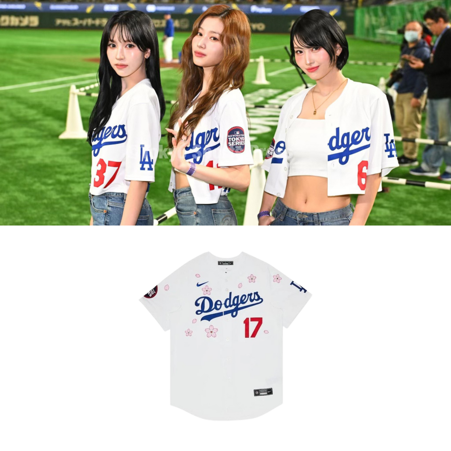 Twice LA Tokyo Series Baseball Jersey