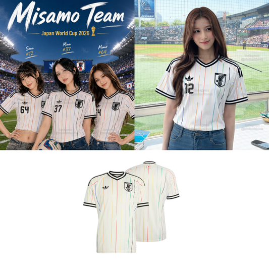 Twice Japan Soccer Jersey // White
