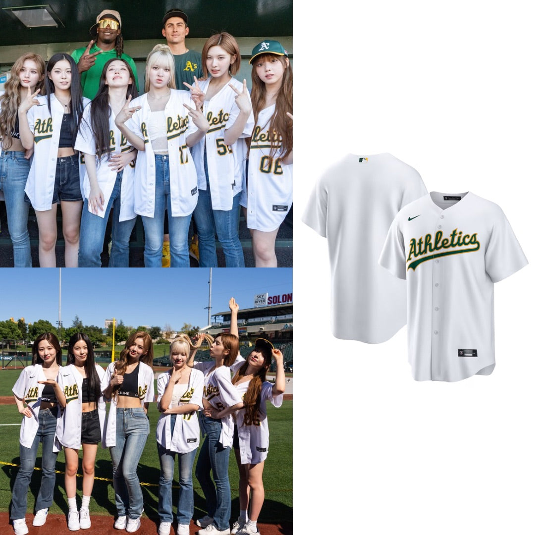 NMIXX Oakland Athletics Baseball Jersey