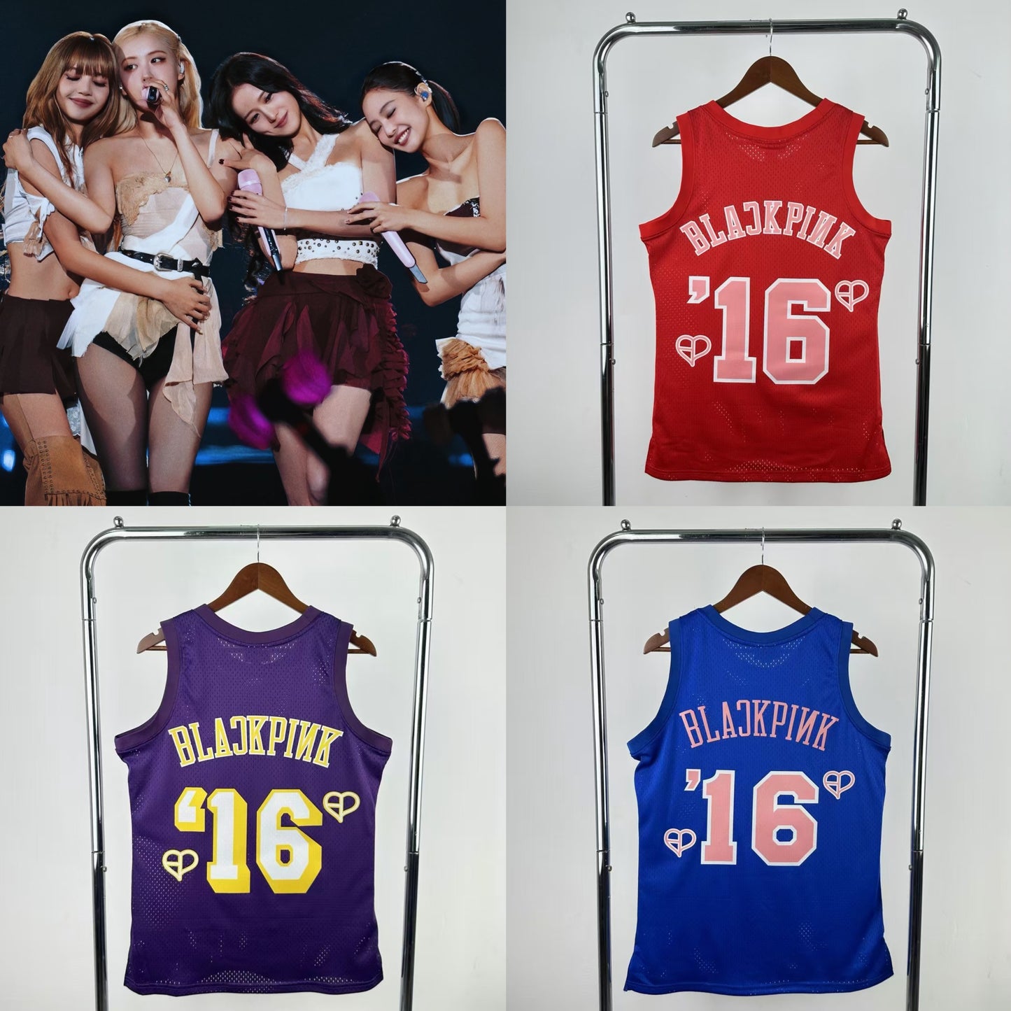 Blackpink M&N Basketball Jersey