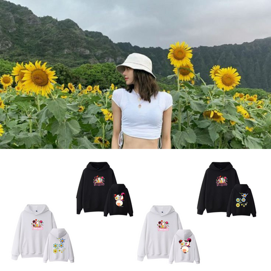 Blackpink Smiley Sunflower Hoodie