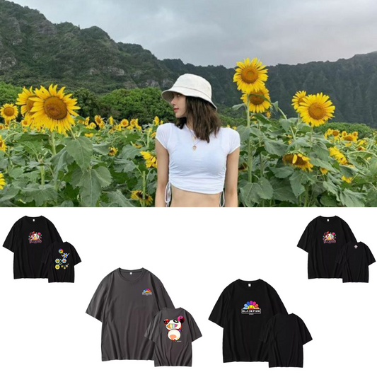 Blackpink Smiley Sunflower T-Shirt