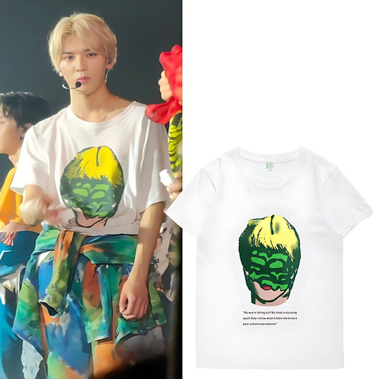 NCT127 Neo City Graphic Face Illusion T-Shirt