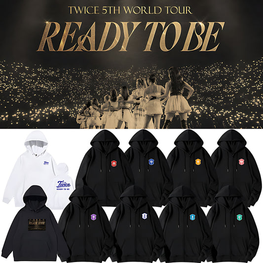 Twice twice ready to be 5th world tour momo jihyo sana nayeon tzuyu chaeyoung mina jeongyeon dahyun twice merch twice merchandise t-shirt top crewneck hoodie sweatshirts 