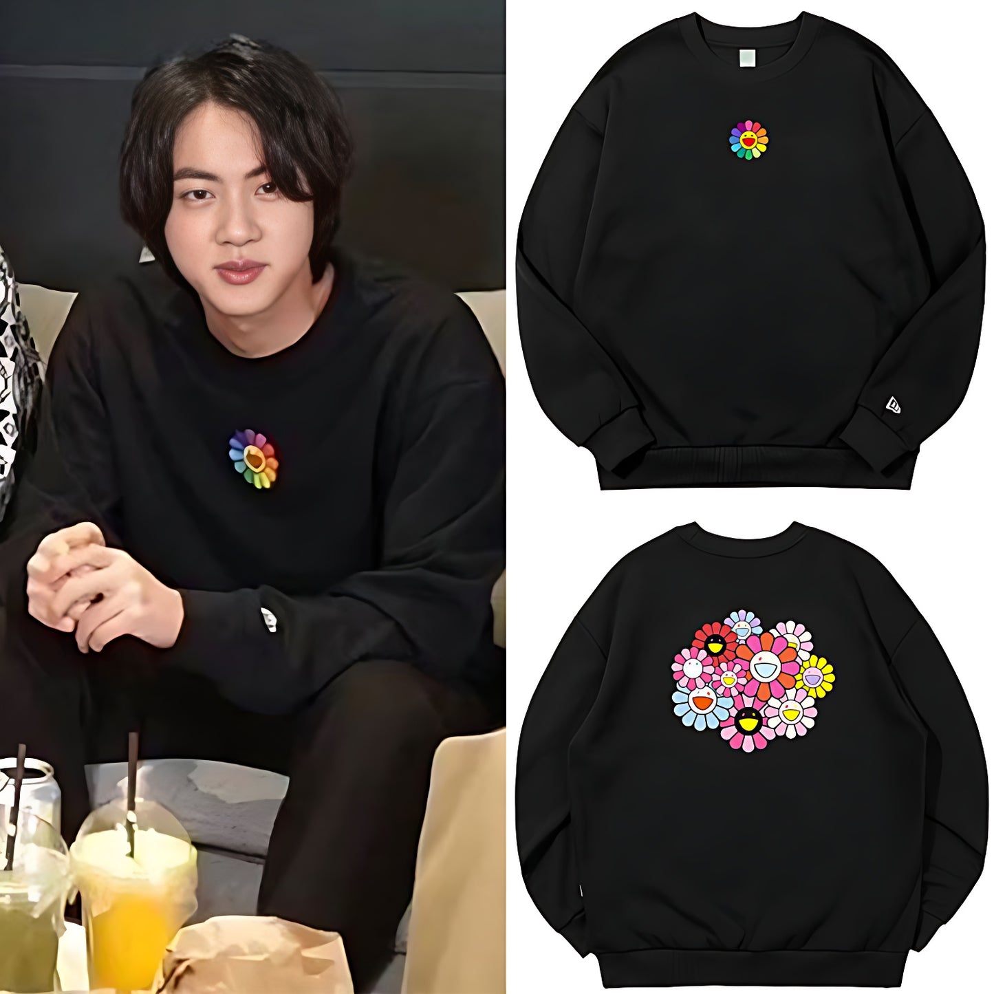 BTS Flower Crewneck