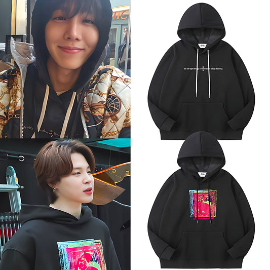 BTS Abstract Paint Hoodie