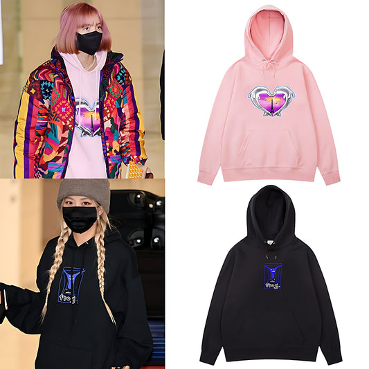 Blackpink Dolphin Heart Frog Hoodie