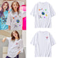 Twice Earth Space V Drawing T-Shirt