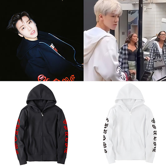 NCT Dream Calligraphy Zip-Up Hoodie