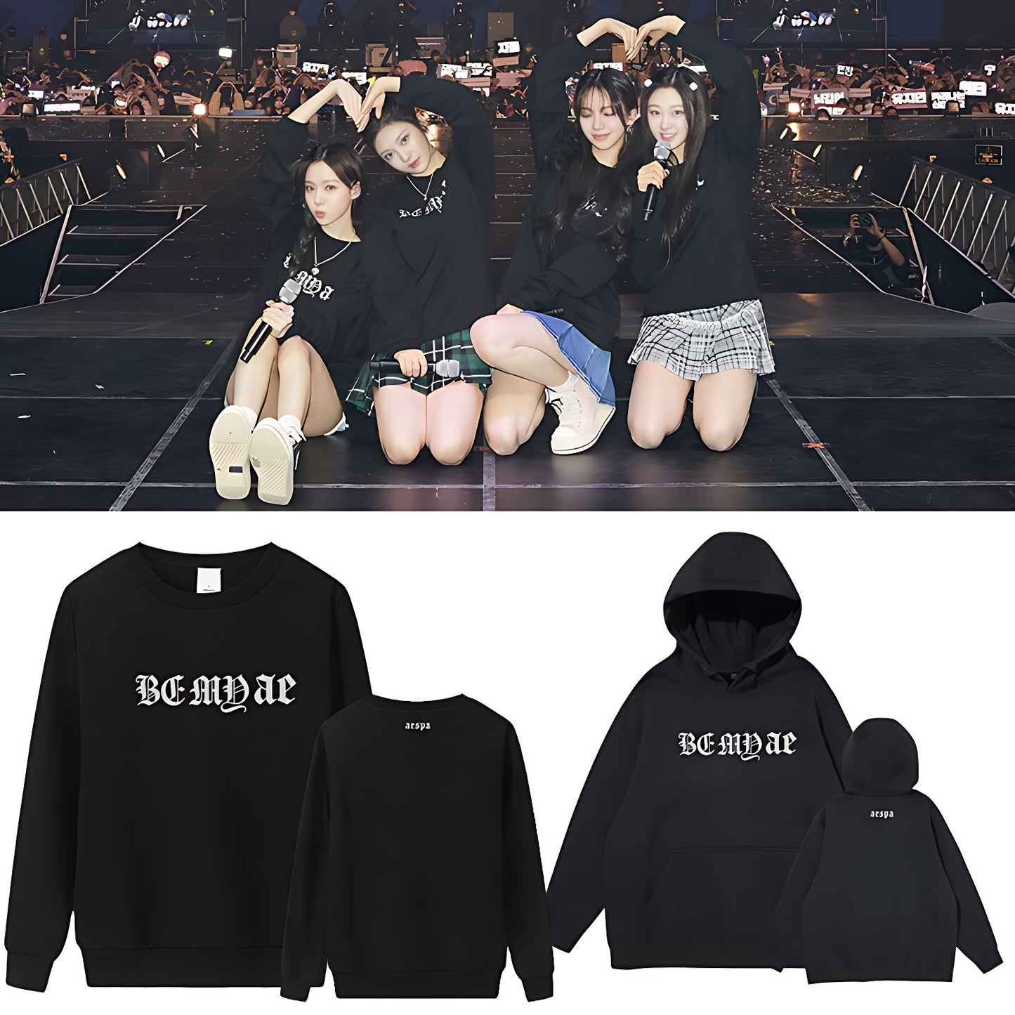 Aespa Be My Ae Concert Crewneck Hoodie