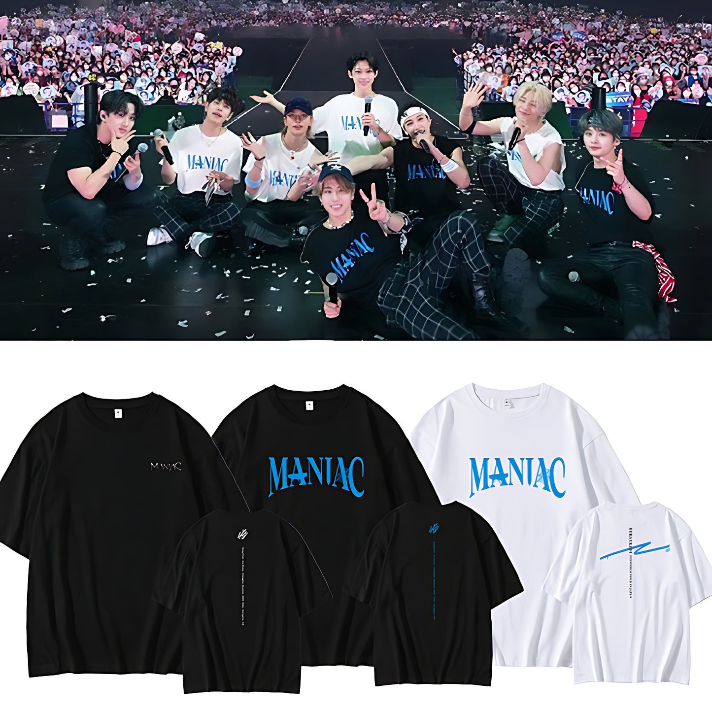 Stray Kids Japan Maniac 2nd World Tour in Seoul Concert T-Shirt