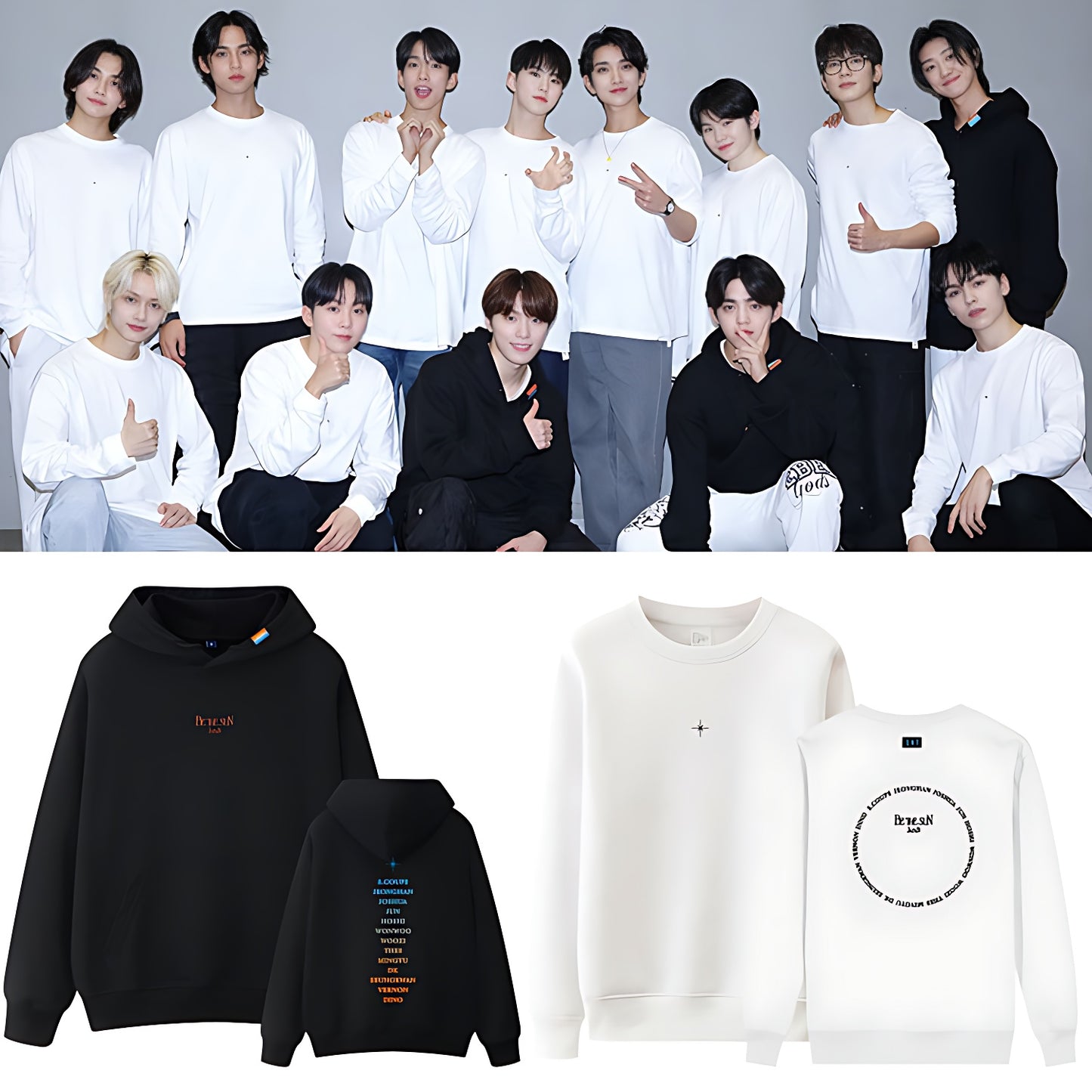 Seventeen Be The Sun Concert Crewneck Hoodie