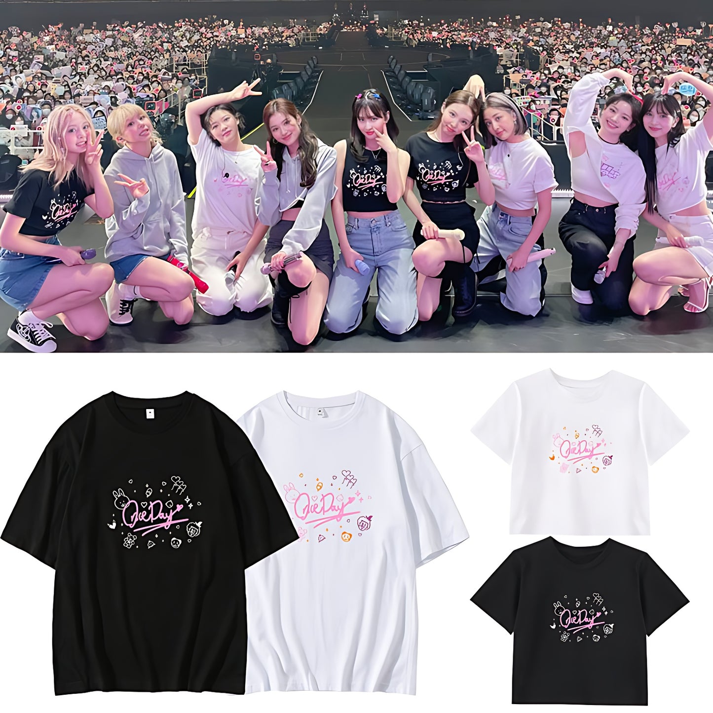 Twice twice ready to be 5th world tour momo jihyo sana nayeon tzuyu chaeyoung mina jeongyeon dahyun twice merch twice merchandise t-shirt top crewneck hoodie sweatshirts once day concert cropped t-shirt