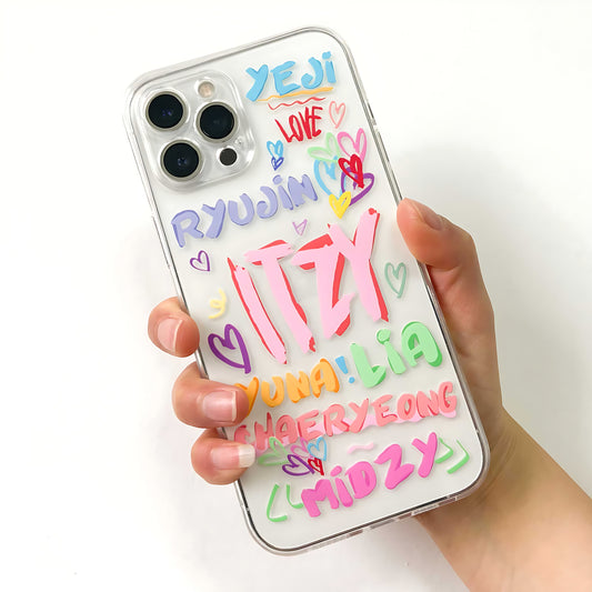 ITZY Member Clear Phone Case
