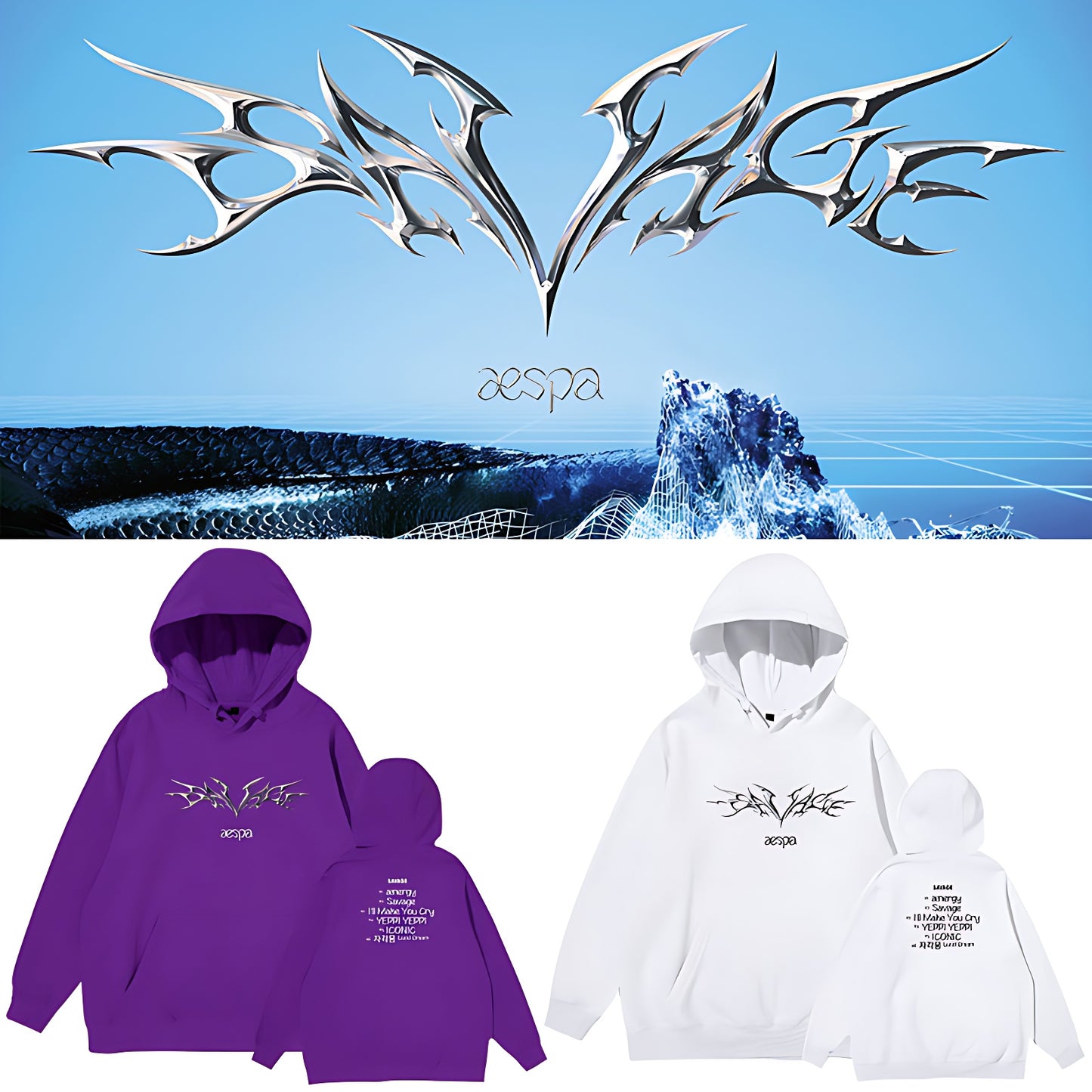 Aespa Savage Album Hoodie