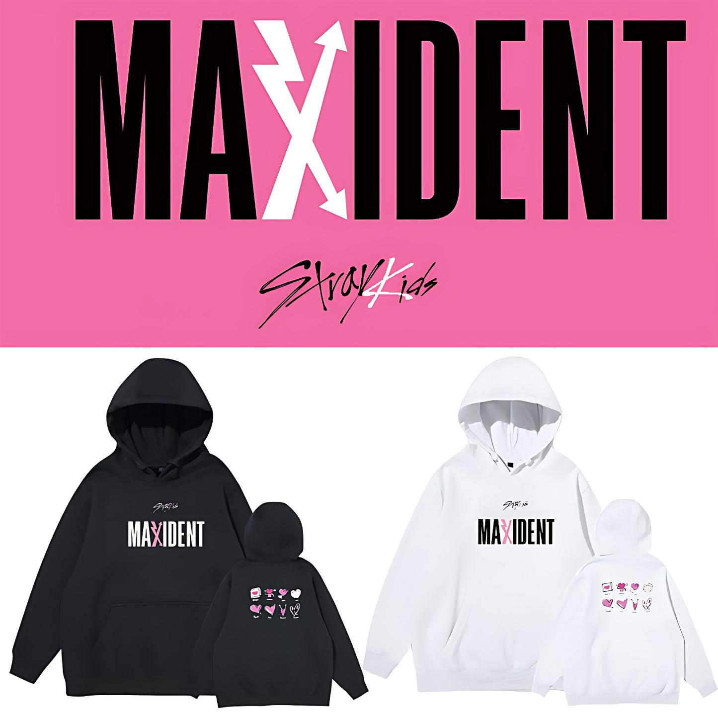 Stray Kids Maxident Album Hoodie