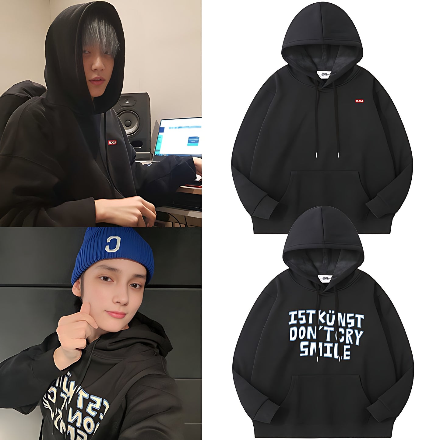 TXT Istkunst Don't Cry Smile Hoodie