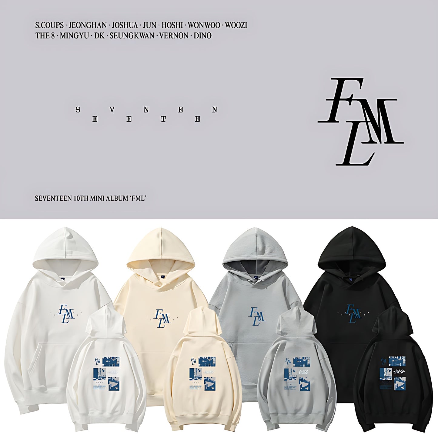 Seventeen 10th Mini Album FML Hoodie