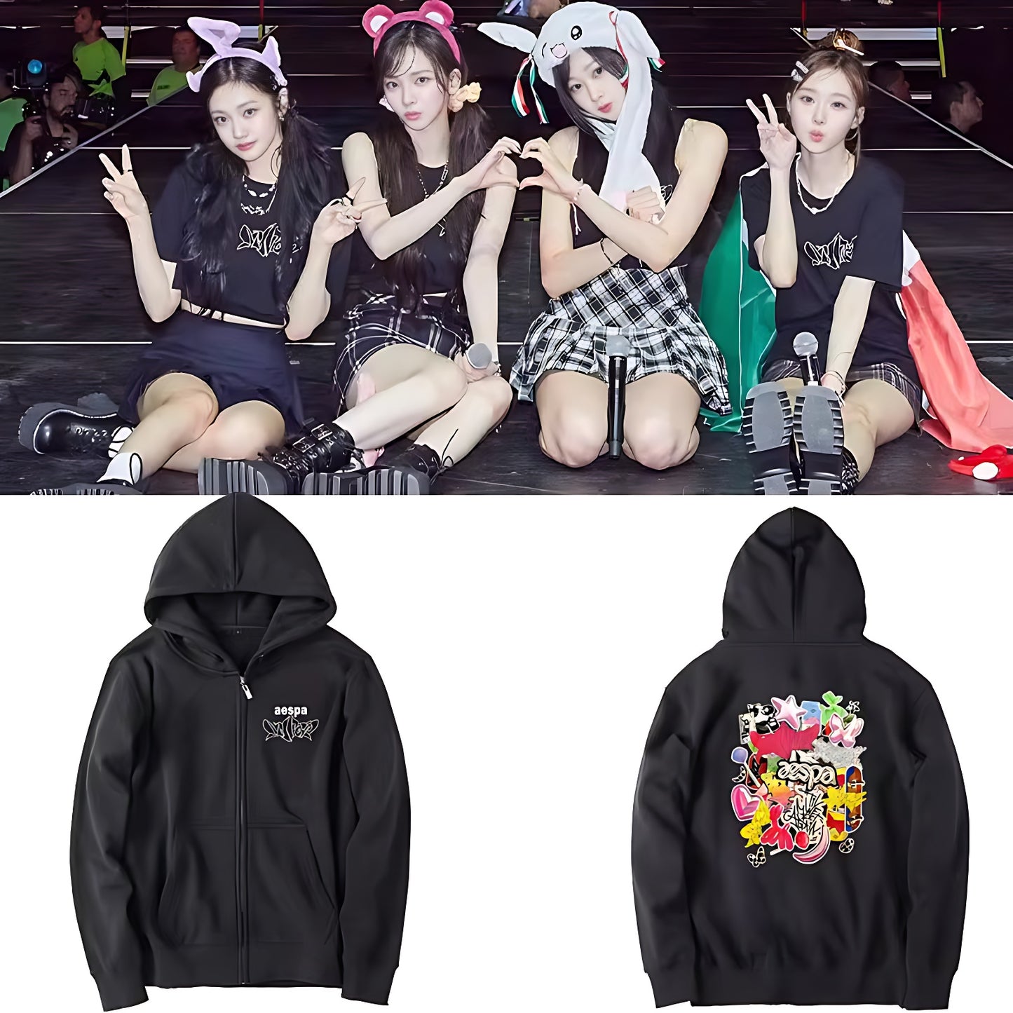 Aespa 2023 Hyper Line Concert Hoodie