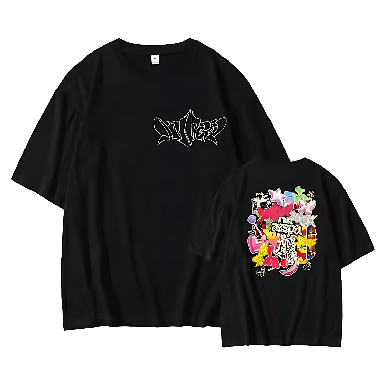 Aespa 2023 Hyper Line Concert Cropped T-Shirt