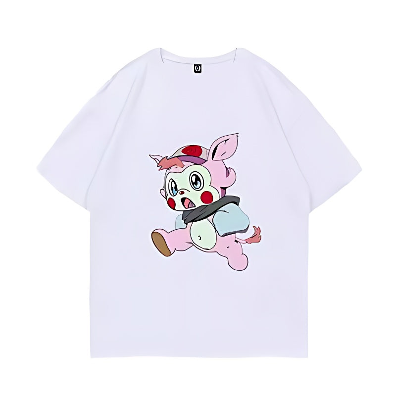 Aespa Roses Cartoon Character T-Shirt