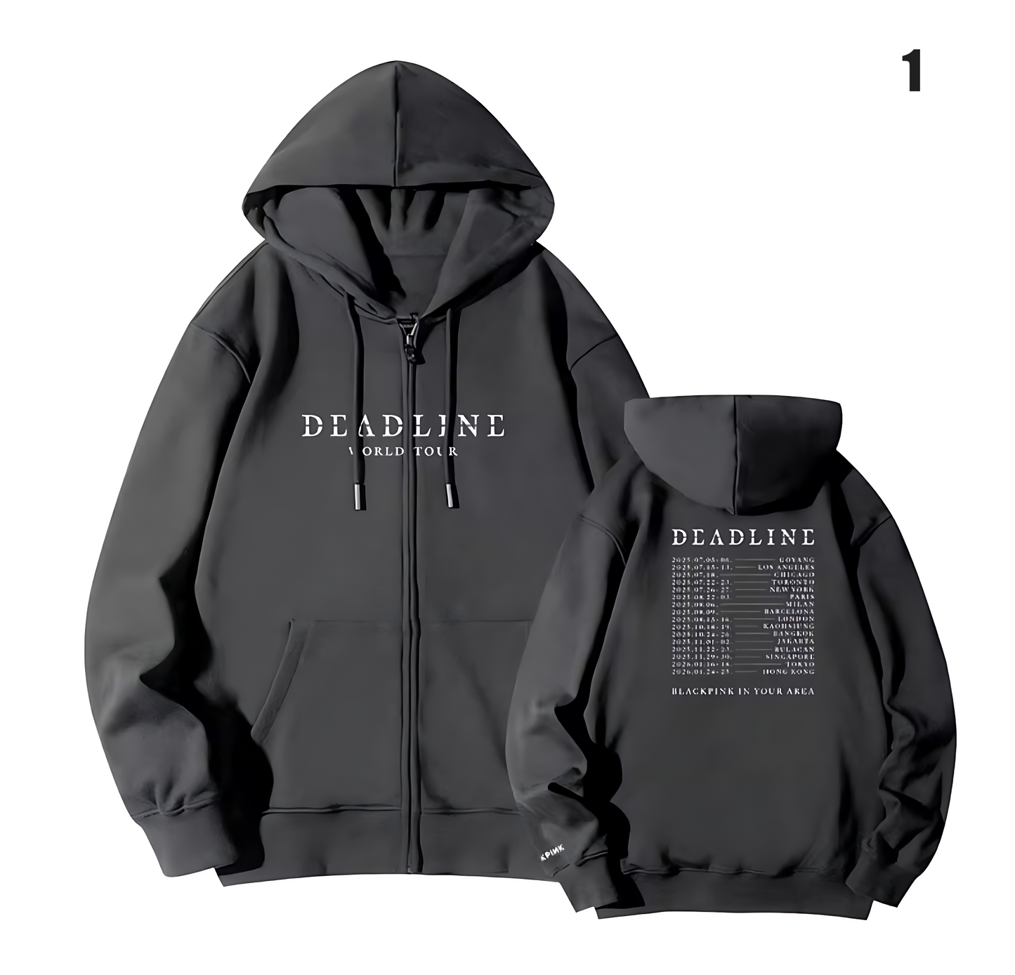 Blackpink Deadline World Tour in Goyang Zip Up Hoodie