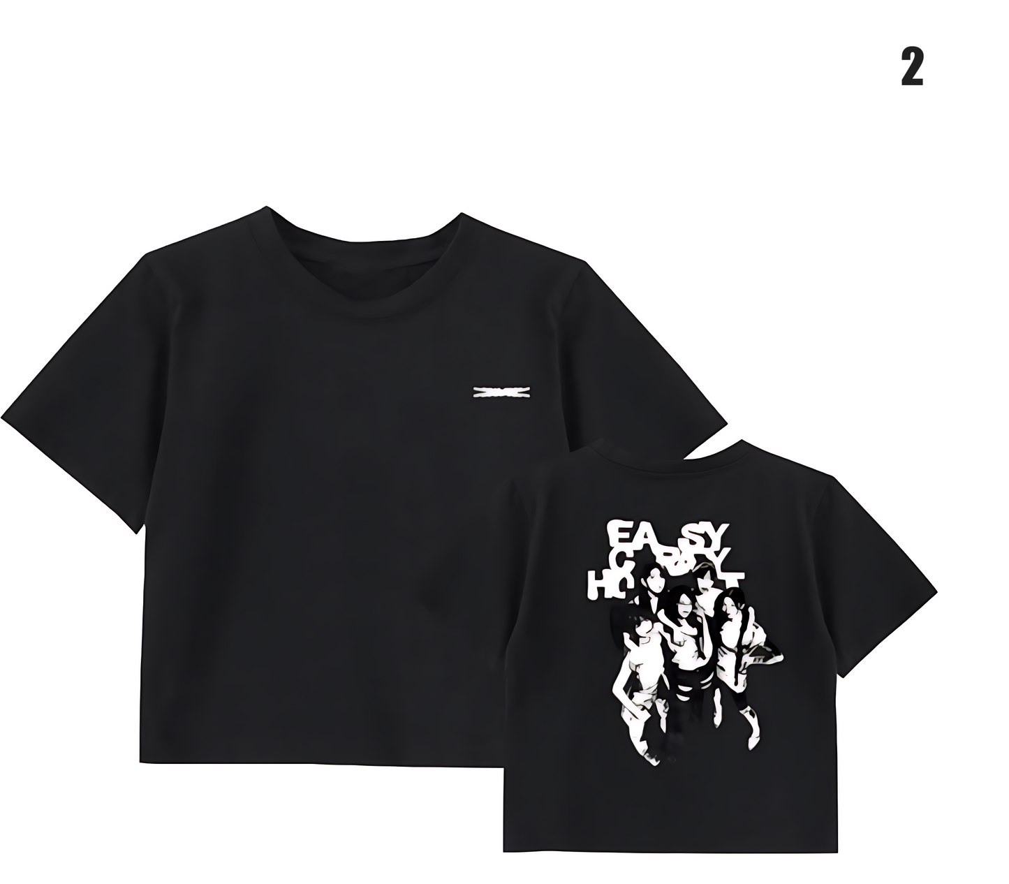 Le Sserafim 2025 Easy Crazy Hot Cropped T-Shirt