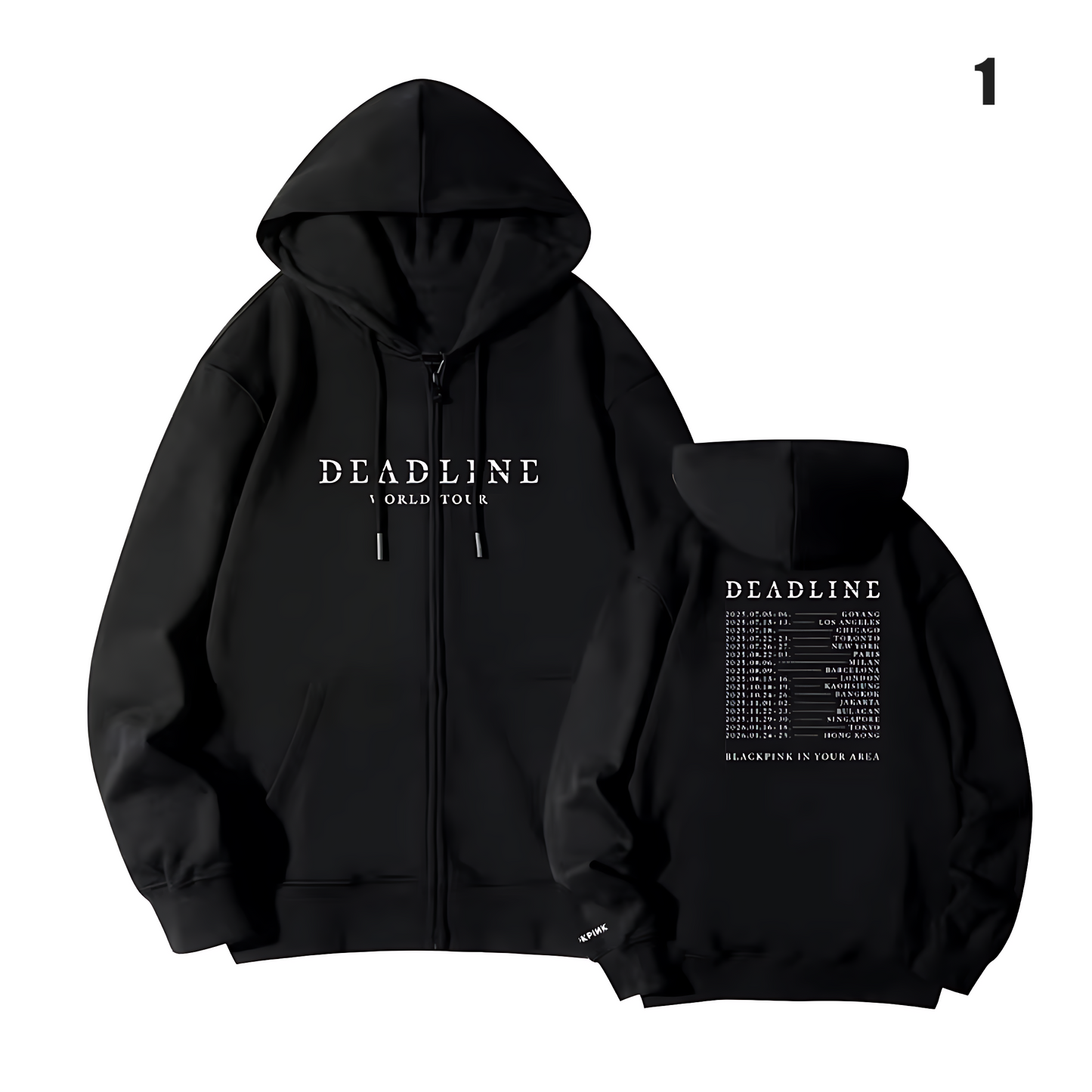 Blackpink Deadline World Tour in Goyang Zip Up Hoodie
