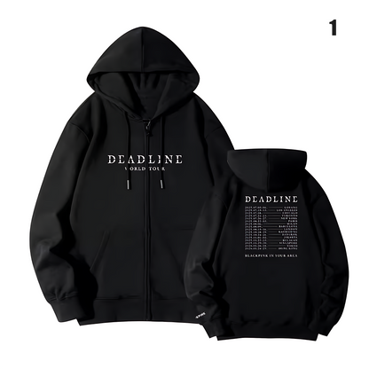 Blackpink Deadline World Tour in Goyang Zip Up Hoodie