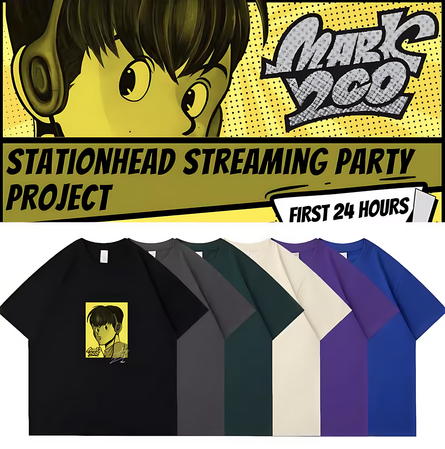 NCT Dream Mark 200 Cartoon T-Shirt