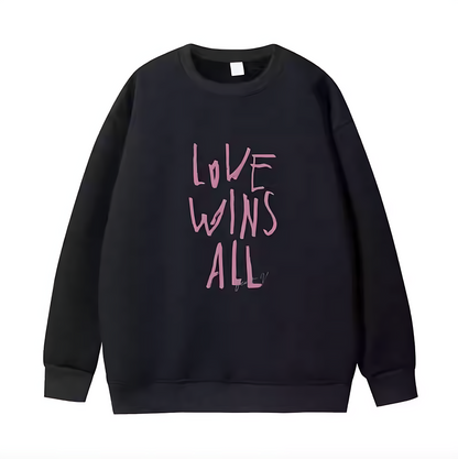 IU V Kim Taehyung Love Wins All Crewneck