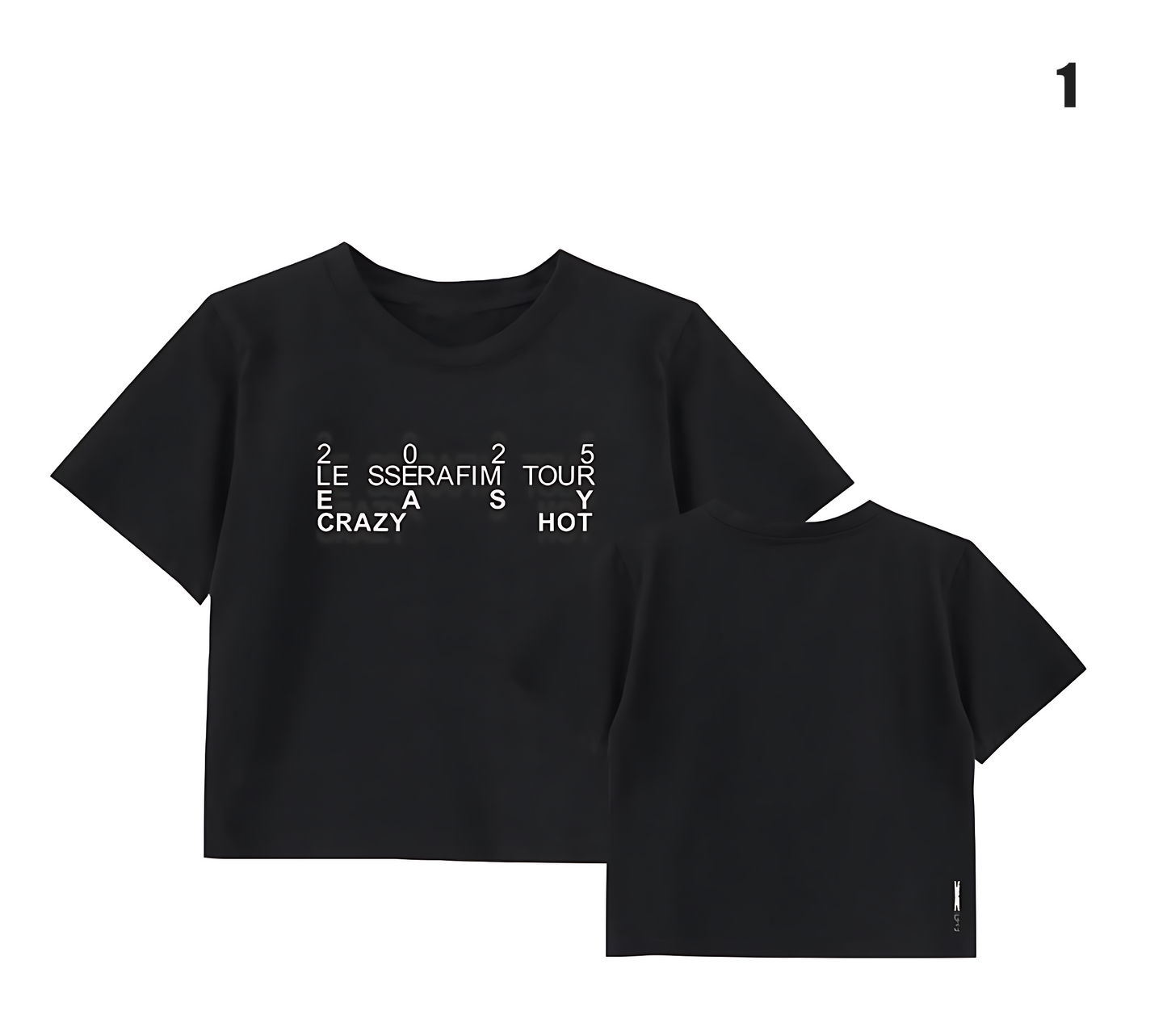 Le Sserafim 2025 Easy Crazy Hot Cropped T-Shirt