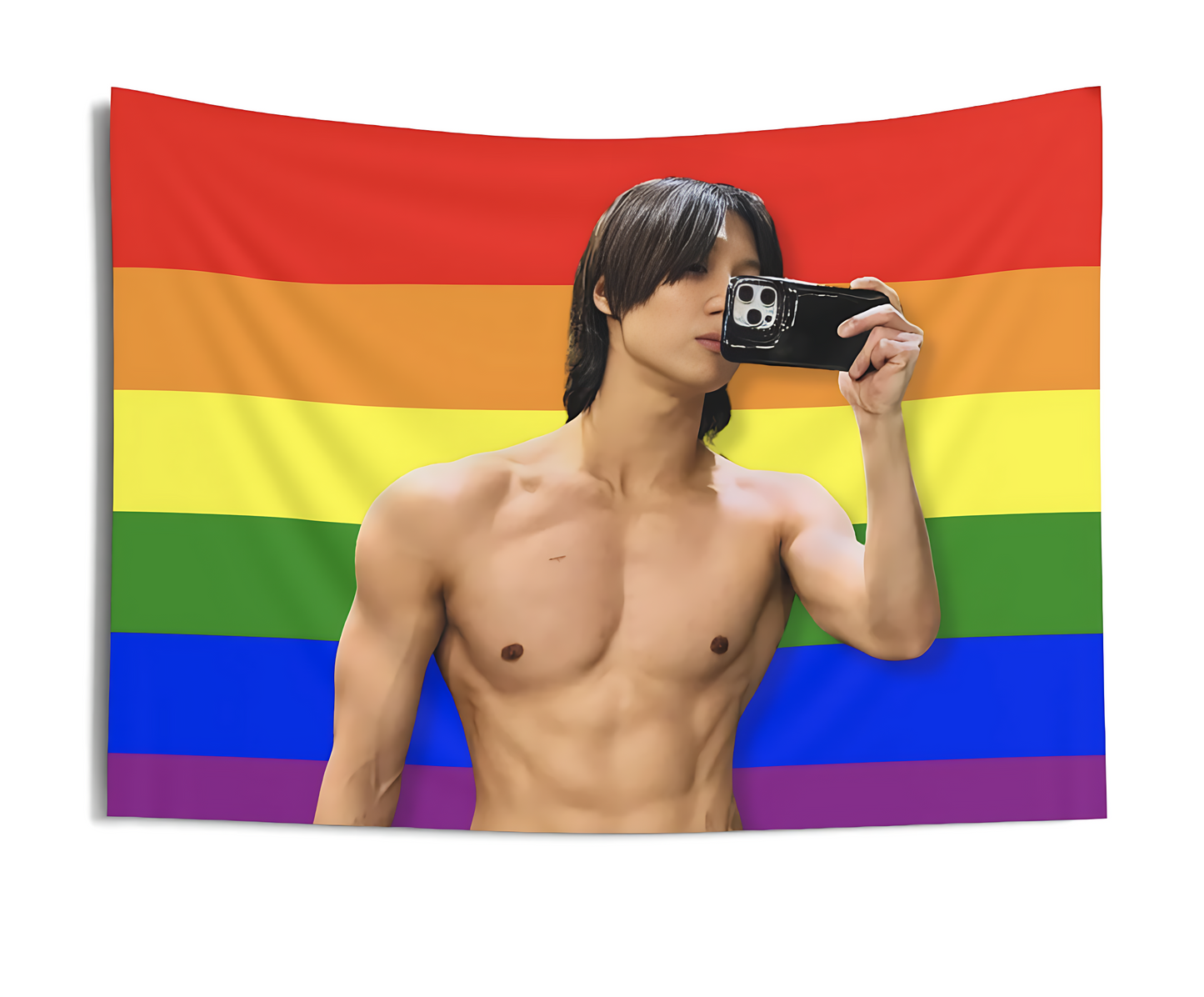 SHINEE Taemin Pride Flag Tapestry