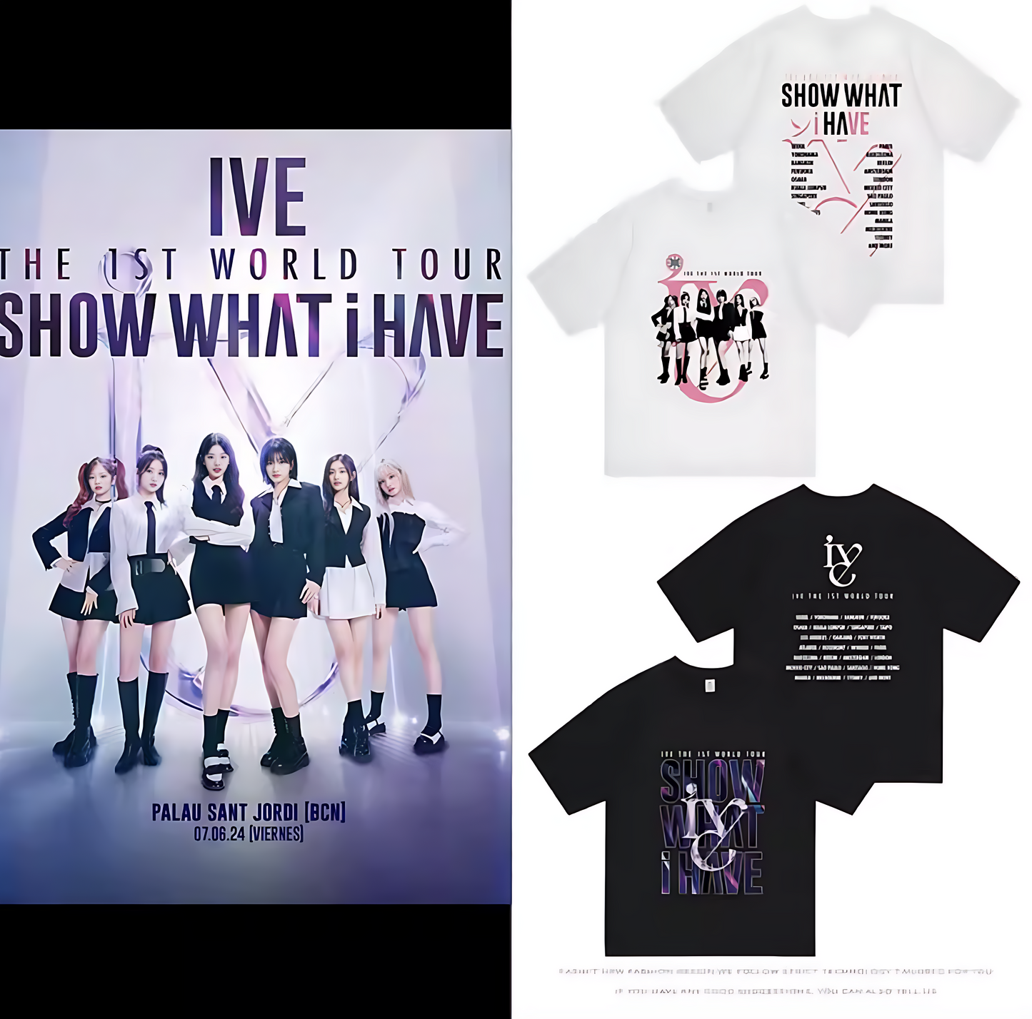 IVE Show What I Have World Tour Concert T-Shirt