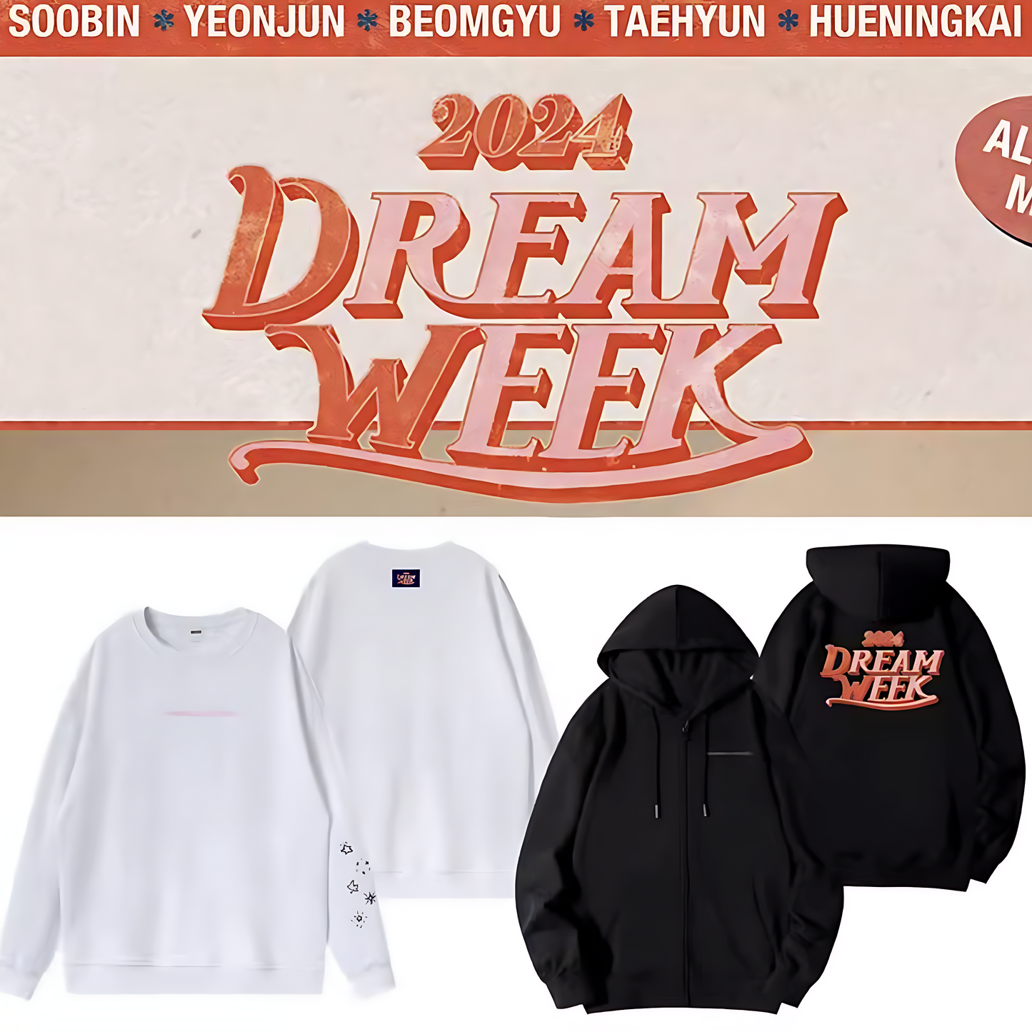 TXT 2024 Dream Week Concert Crewneck Hoodie