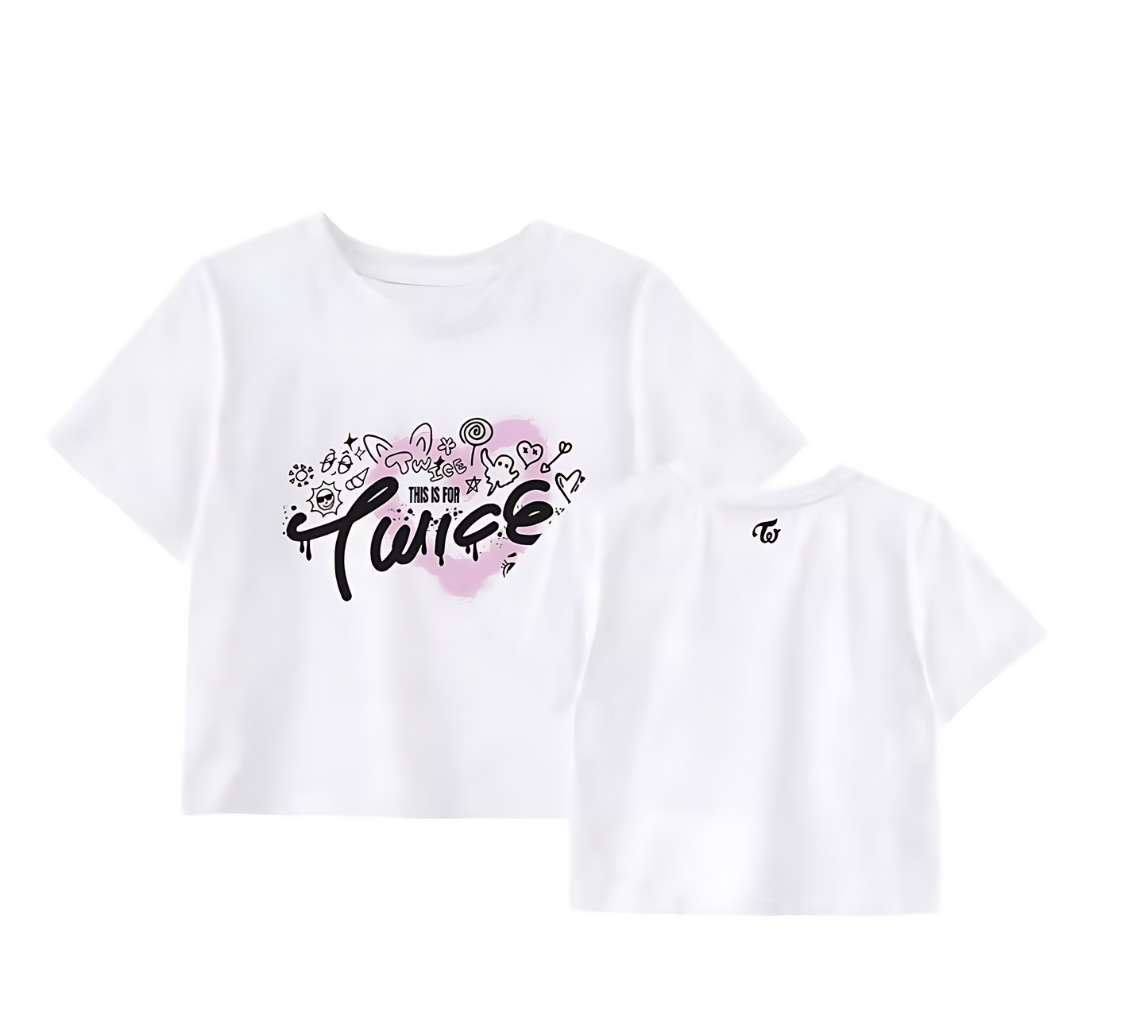 Twice 6th Tour This is For Cropped T-Shirt