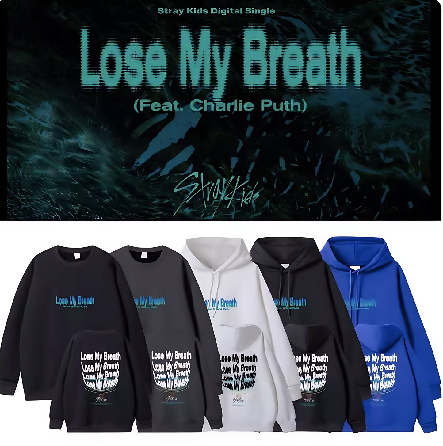 Stray Kids Lose My Breath Crewneck Hoodie