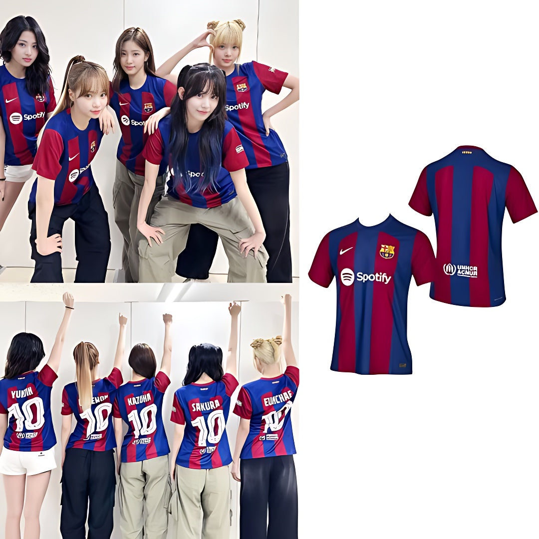 Le Sserafim Barcelona Jersey – idollookbook