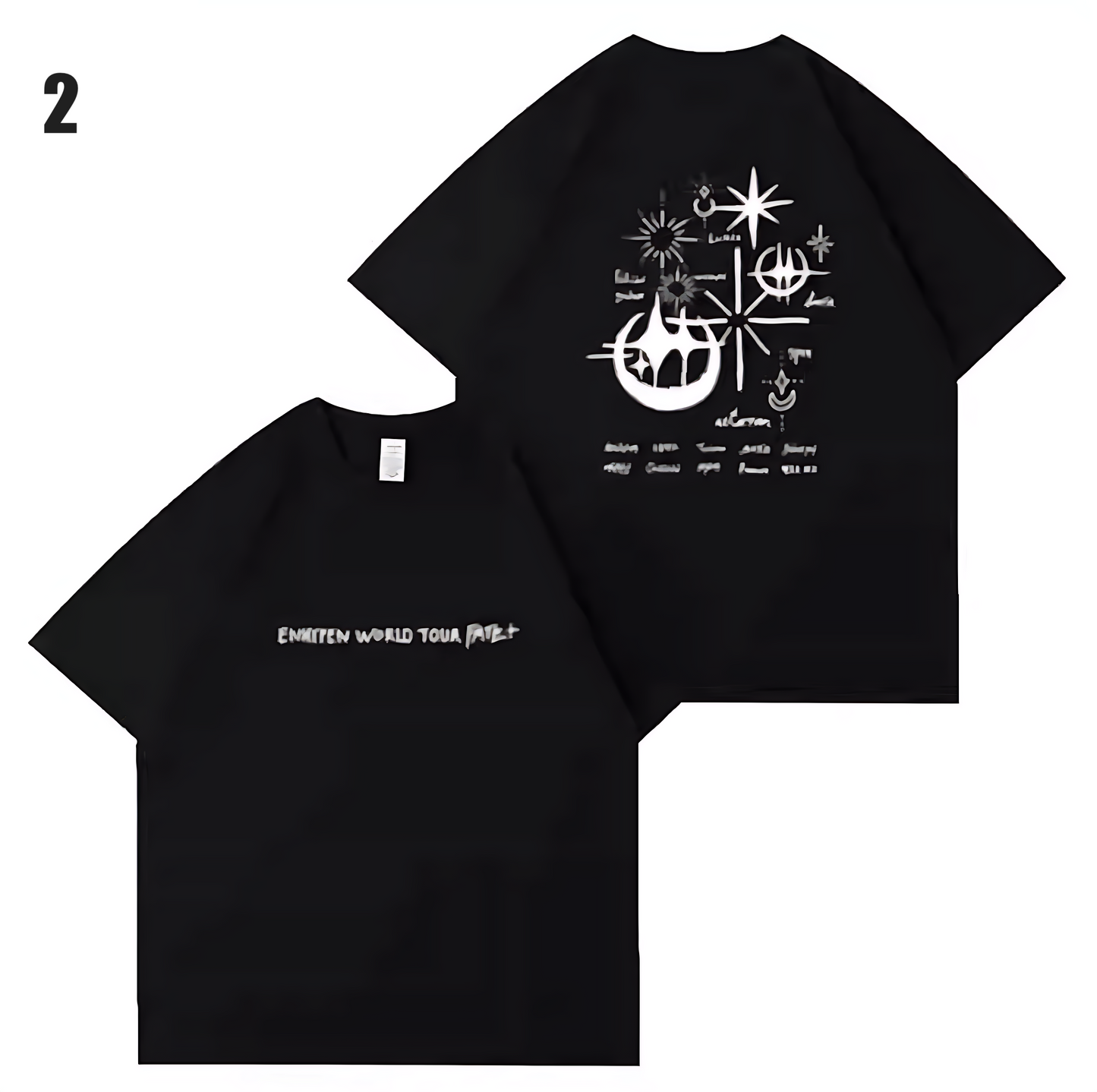 Enhypen 2024 Fate Plus US Tour Concert T-Shirt