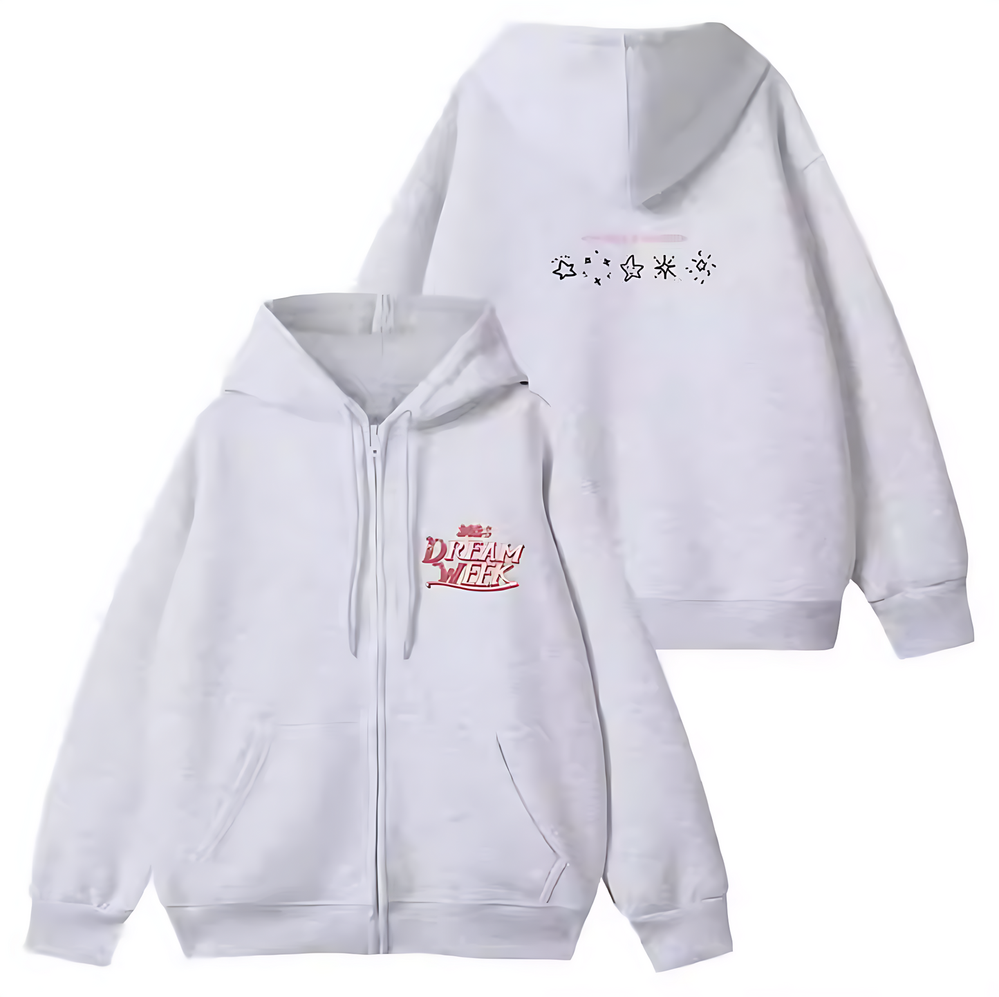 TXT Dream Week 5th Anniversary Crewneck Zip Up Hoodie