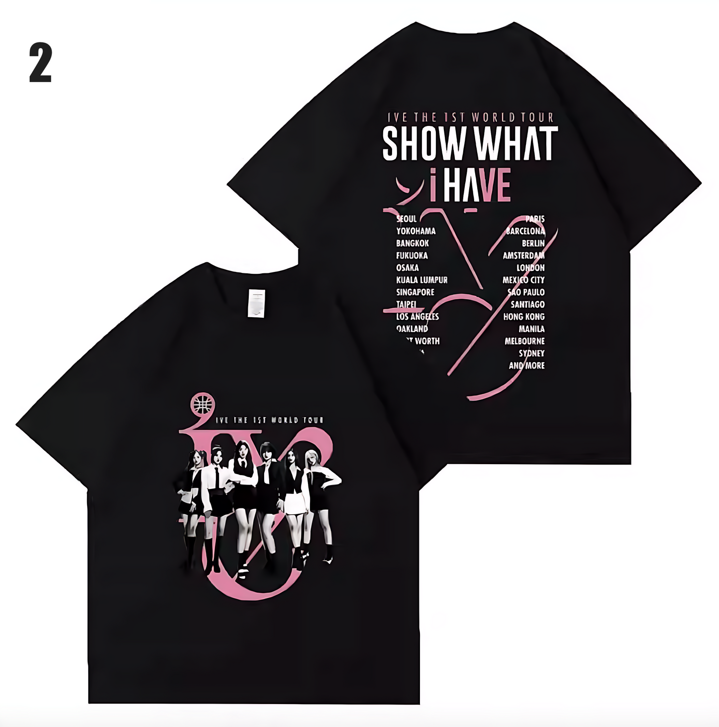 IVE Show What I Have World Tour Concert T-Shirt